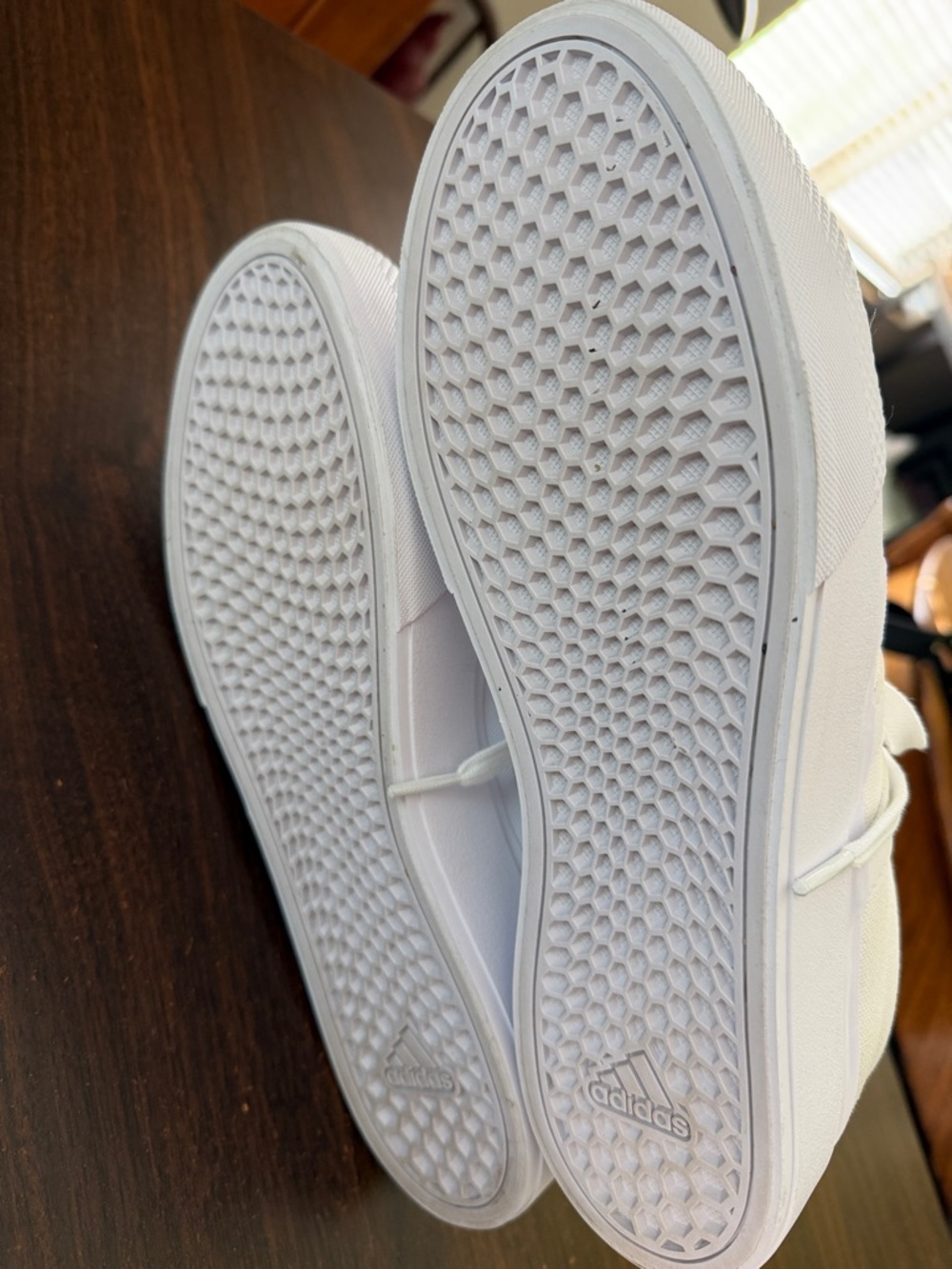 Adidas Women’s Nizza Canvas Platform Sneakers - White - Size 10 - Picture 7 of 7
